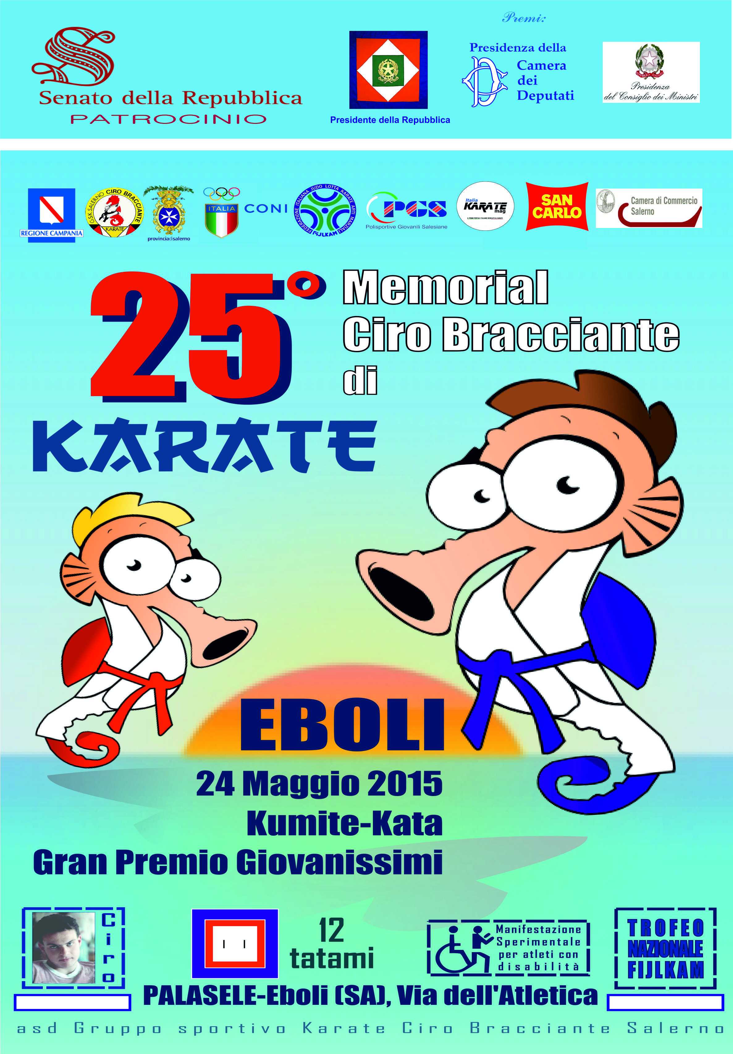 XXV° MEMORIAL di KARATE “CIRO BRACCIANTE” 